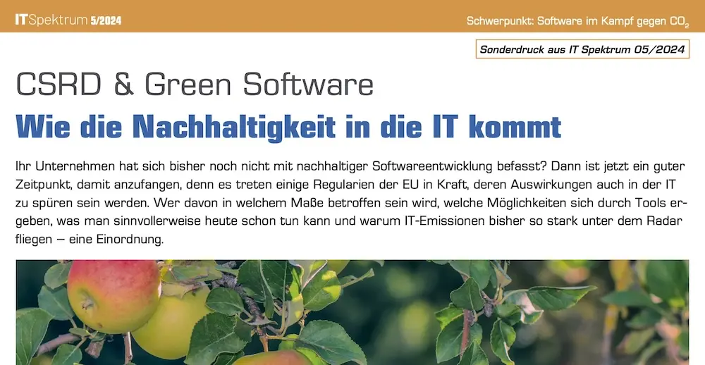 image of the ITSpektrum article header